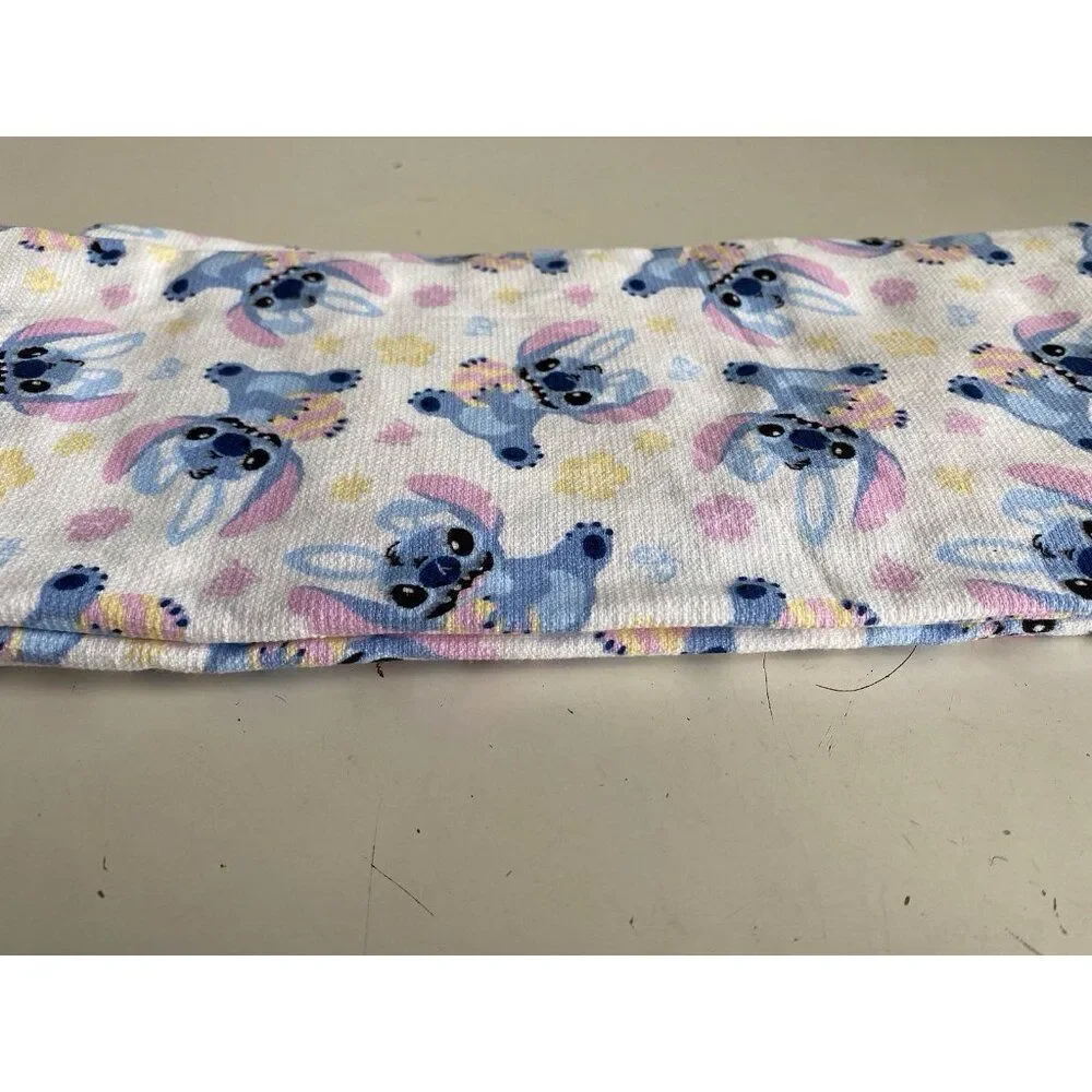 2 Pack Disney Stitch Hand Kitchen Towels Easter Eggs Spring 16 X 26” NEW‎